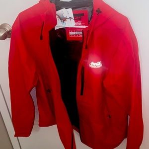 Red Coca Cola rain jacket